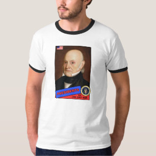 Camiseta Cartão de Beisebol John Quincy Adams