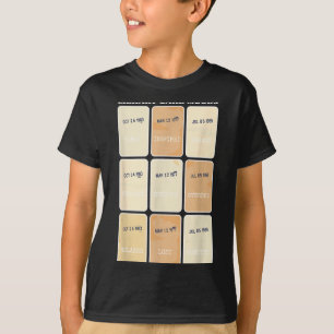 Camiseta Cartão de biblioteca humor livro antigo leitura en
