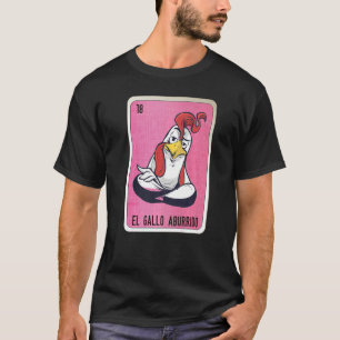 Camiseta Cartão de Bingo da Loteria de Gíria Mexicana El Ga