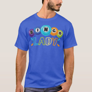 Camiseta Cartão de Bingo Vovó Jogador de Bingo Cartões P