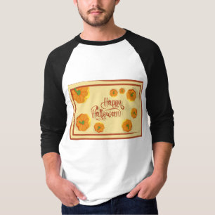Camiseta Cartão de boas-vindas Feliz Halloween