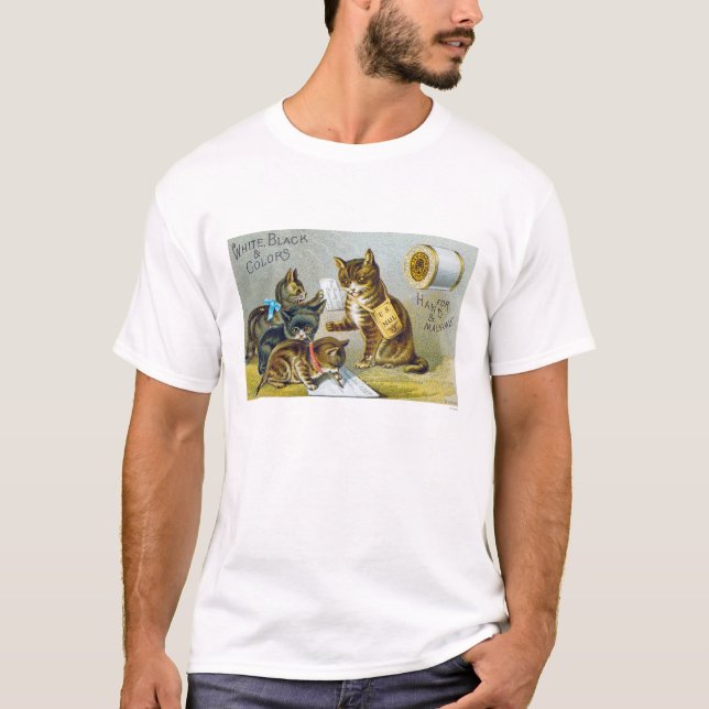 Camiseta Cartão de comércio da linha, 1880 (Frente)