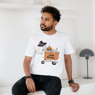 CAMISETA CARTÃO DE COMPRADA DE EMPURRAMENTO FANTASMA DE ALO