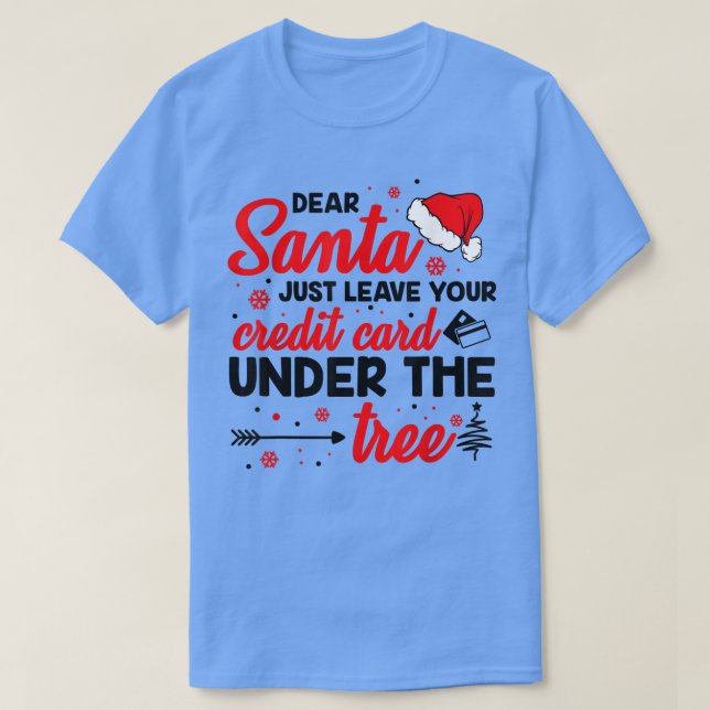 Camiseta Cartão de Crédito Presente Ideia Inteligente Humor (Frente do Design)