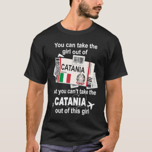 Camiseta Cartão de Embarque Catania  Garota de Catania  Cat