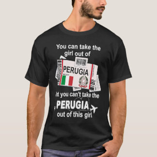 Camiseta Cartão de Embarque de Perugia Garota de Perugia