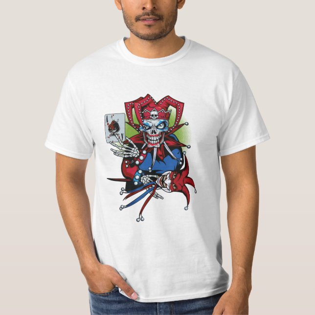 Camiseta Cartão de jogar, Joker T-Shirt (Frente)