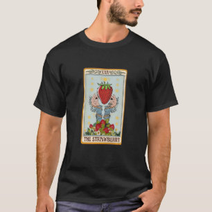 Camiseta Cartão De Morango Tarot Vintage Cottagecore Stra
