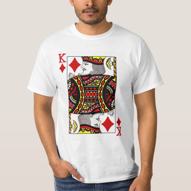 Camiseta Cartão de Reprodução Rei de Ouros (Frente)