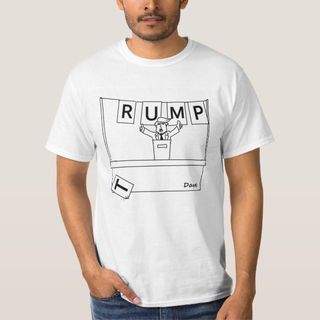 CAMISETA CARTÃO DE RUMP (Frente)