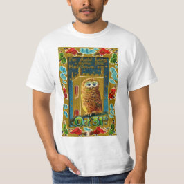 Camiseta cartão de saudações vintage halloween