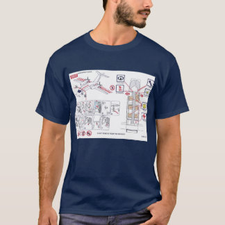 Camiseta cartão de segurança do avanti do piaggio