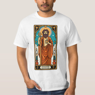 Camiseta Cartão de tarô de café