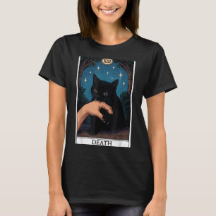 Camiseta Cartão de tarô de morte de gatopng