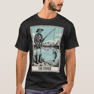 Camiseta Cartão De Tarô Para Pescadores De Pesca