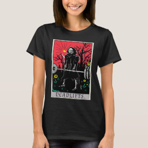 Camiseta Cartão de Tarot Academia Levantamento de Peso Exer