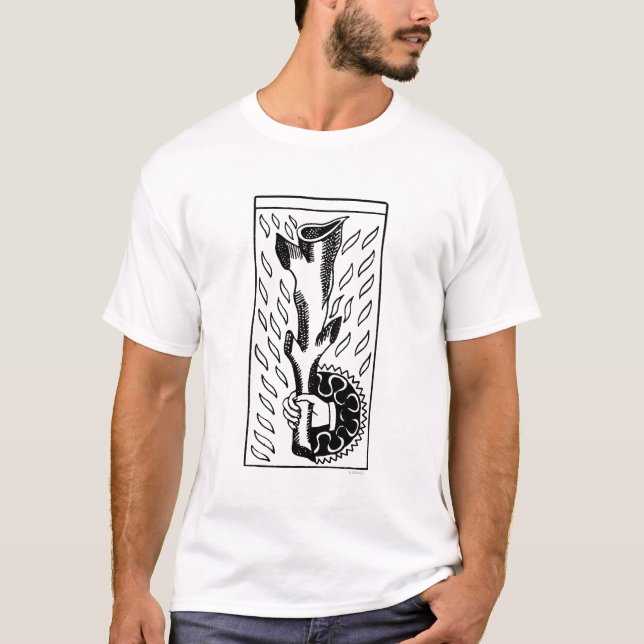 Camiseta Cartão de Tarot: Ás de Ros (Frente)