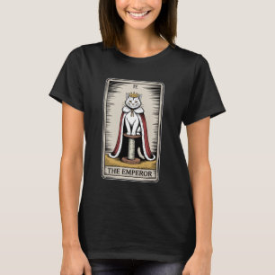 Camiseta Cartão de Tarot de Gato O Imperador Poste de Arran