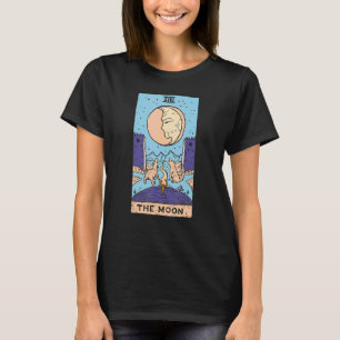 Camiseta Cartão de Tarot Estético da Lua