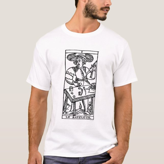 Camiseta Cartão de Tarot: O Juggler (Frente)
