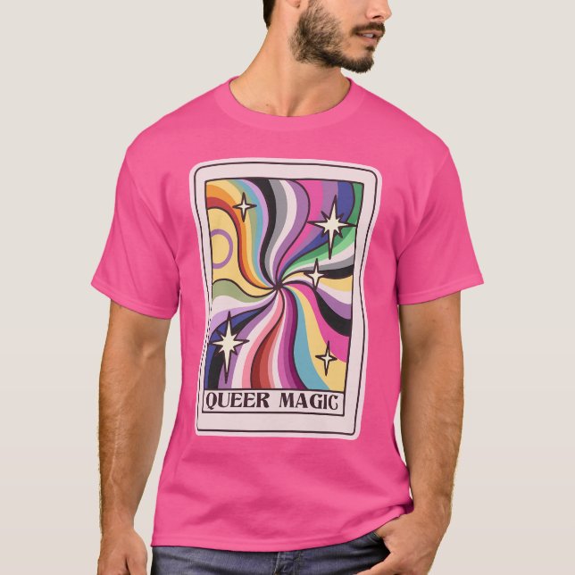Camiseta Cartão de Tarot Queer Magic (Frente)