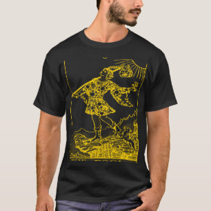 CAMISETA CARTÃO DE VINTAGEM PARA A PALHA