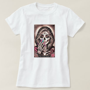 Camiseta Cartão de visita de Placa Tarot Nail Tech