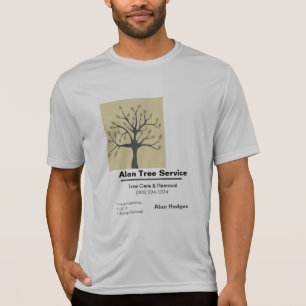 Camiseta Cartão de visita de Serviço de Árvore