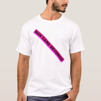 Camiseta Cartão do homem revogado