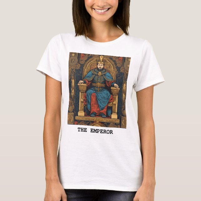 CAMISETA CARTÃO EMPERADOR - TAROT (Frente)