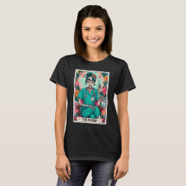 Camiseta Cartão Engraçado Tarot/Enfermeira