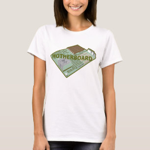 CAMISETA CARTÃO-MATRIZ DO COMPUTADOR