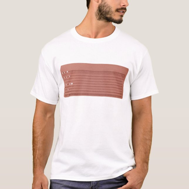 Camiseta cartão perfurado (Frente)