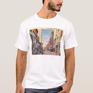 Camiseta Cartão postal da Gay Street, Knoxville, Tennessee 