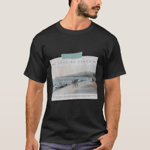 Camiseta cartão postal da praia dos primos angustiados
