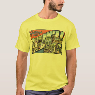 Camiseta Cartão postal das Montanhas de Capacidades Vintag