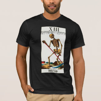 Camiseta Cartão T escuro da morte de Tarot
