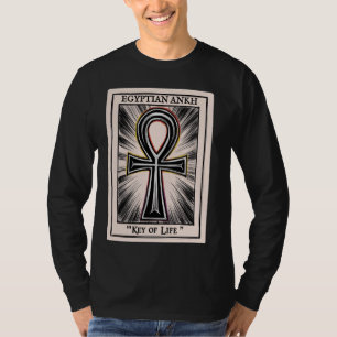 Camiseta Cartão Tarô Kemético Egito Antigo Egípcio Chave An