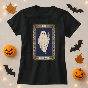 Camiseta Cartão Tarot Fantasma Halloween