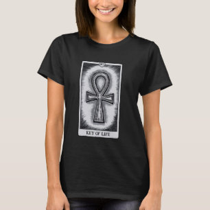 Camiseta Cartão Tarot Kemético Antigo Egito Egípcio Chave A