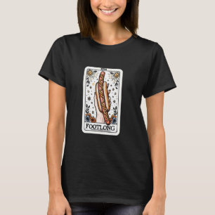 Camiseta Cartão Tarot Místico Quente-Místico Cachorro Quent