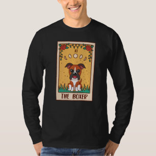 Camiseta Cartão Tarot Occult Magic Occultism Dog Boxer