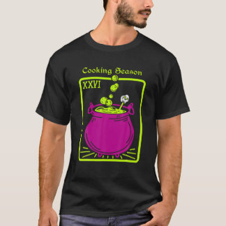 Camiseta Cartão Tarot para Cozinhar de Bruxaria Occ