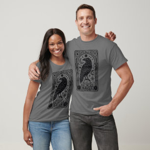 Camiseta Cartão Tarot Raven