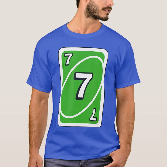 Camiseta Cartão UNO Halloween Verde 7 (Frente)
