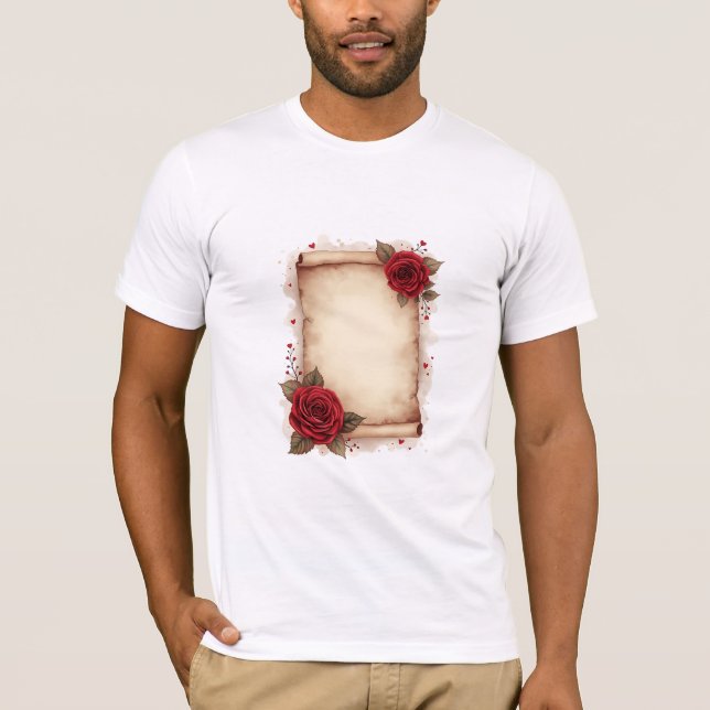 Camiseta cartas de amor (Frente)