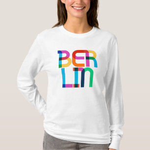 Camiseta Cartas de Arte Pop da Alemanha de Berlim
