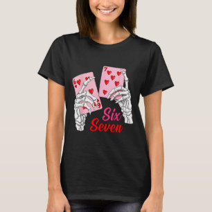 Camiseta Cartas de Baralho 67 Mão de Esqueleto de São Valen
