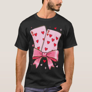 Camiseta Cartas de Baralho 6 7 de Copas 67 Seis Sete Meme A