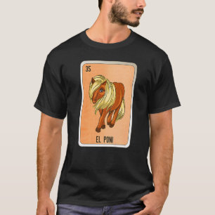 Camiseta Cartas de Bingo da Loteria de Slang El Poni Mexica
